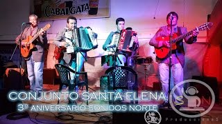 CONJUNTO SANTA ELENA  CHAMAME PASODOBLES Y CUMBIAS EN VIVO [upl. by Nosrettap]