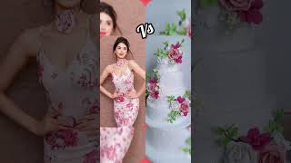 Ritika Badiani vs cake🎂song viralvideo love hindisong [upl. by Jay]