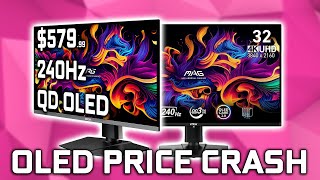 OLED Monitor Prices Are Collapsing [upl. by Leoj]