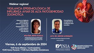 Webinar regional vigilancia epidemiológica de influenza aviar de alta patogenicidad zoonótica [upl. by Eelnodnarb]