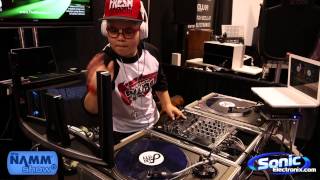 Beamz DJ controller feat DJ Baby Chino  NAMM 2013 [upl. by Assenal232]