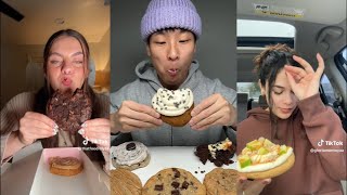 CRUMBL COOKIES MUKBANG COMPILATION  PART 2 [upl. by Niveek]