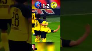 Psg vs Borussia dortmand 😵 football neymar sorth [upl. by Akimert]