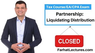 Partnership Liquidating Distribution [upl. by Raddi]