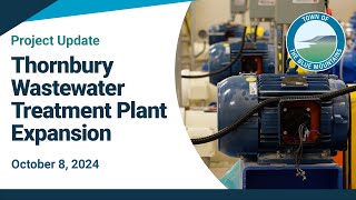 New Aeration Systems Installed  Thornbury Wastewater Treatment Plant Expansion  October 8 2024 [upl. by Macguiness]