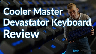 Cooler Master Devastator Keyboard Review CM Devastator [upl. by Ellerol451]