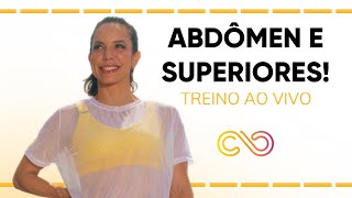 Treino ao vivo 🔥 abdômen e superiores Carol Borba [upl. by Alane742]