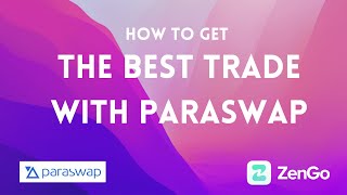 How to get the best DeFi trade with Paraswap [upl. by Hannaoj]