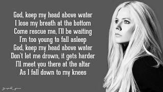 Avril Lavigne  Head Above Water Lyrics [upl. by Neerac]