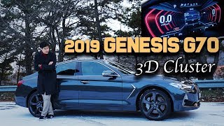 2019 Genesis G70 Review  3D Cluster Is the new Genesis worth ‘Car of the Year’ from MotorTrend [upl. by Nyl967]