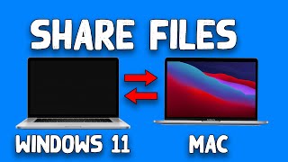 How to Share Files between Windows 11 amp MAC [upl. by O'Shee525]