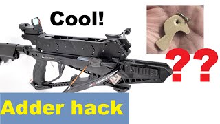 The coolest quotAdderquot crossbow hack ever [upl. by Haduj]