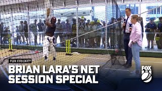 Brian Lara still has it 🔥🔥🔥 54yearold smashes Aussie bowlers in batting masterclass  Fox Cricket [upl. by Delisle]