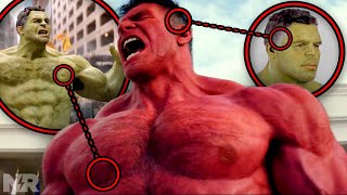 RED HULK OFFICIALLY REVEALED VFX Breakdown  How They Made It [upl. by Drus]