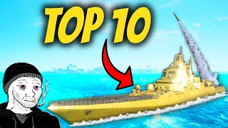 Top 10 Best Tier 3 Ships In Modern Warships 2024 [upl. by Nesilla]