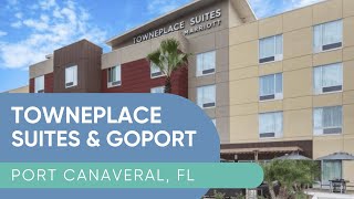 GoPort amp TownePlace Suites by Marriott Titusville Room Tour  Port Canaveral Cruises [upl. by Namyl183]