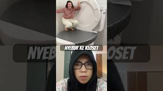 NYEBUR KE KLOSET‼️ GAGAL NGAKAK DEH‼️ toilet funny bathroom comedy dubbing shortsvideo [upl. by Jorie]