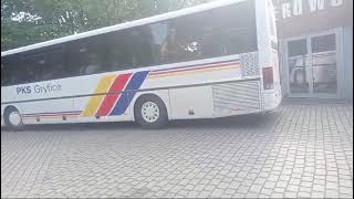 Odjazd Setry z PKS Gryfice z Dworca Autobusowego z Pobierowa do Kołobrzegu viral bus youtube [upl. by Enitsed154]