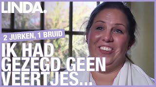 Ik kies voor de jurk waar ík me goed bij voel  2 jurken 1 bruid  LINDA [upl. by Creighton]