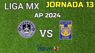 MAZATLAN VS TIGRES JORNADA 13 HORARIO FECHA Y CANAL [upl. by Shushan]