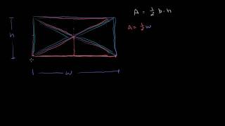 Le Aree dei Triangoli Generati dalle Diagonali in un Rettangolo Sono Uguali [upl. by Chader]