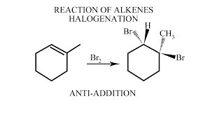 BROMINATION ANTI ADDITION [upl. by Olwena]