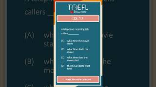 TOEFL Grammar Practice 337  Structure Questions Noun Clause [upl. by Dranik]