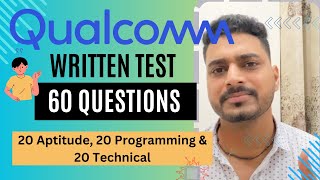 Qualcomm Interview Online Test Questions  VLSI Questions  60 Questions  Jashan Jain [upl. by Nordine]