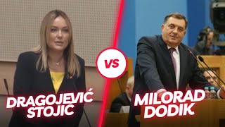 RASPRAVA u Skupštini Maja Dragojević Stojić vs Milorad Dodik [upl. by Gwenora332]