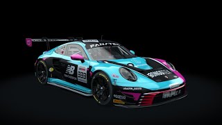 das 1 Enduro Rennen in Assetto Corsa 3h mit dem Porsche Darche 992 GT3 R 2023 in Interlagos [upl. by Lundquist]