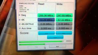 AS SSD Benchmark AHCI VS RAID ON AHCI Autodetect 256 GB Samsung 830 [upl. by Razaele]