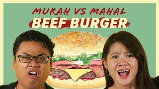 RM168 FOR A BEEF BURGER  Murah Vs Mahal  SAYS Challenge [upl. by Ranit]