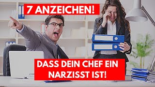 7 Anzeichen dass dein Chef ein Narzisst ist und was zu tun ist [upl. by Pell]