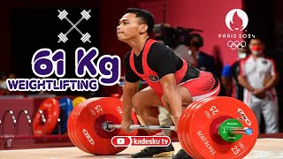 LIVE 🔴 Mens 61kg  Mens Weightlifting  Olympic Tournament Paris 2024  Score [upl. by Slaughter426]