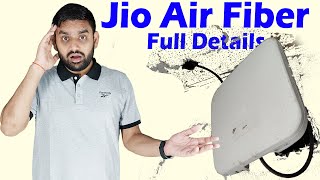 Jio Air Fiber Full Details Of Non Portable Device  Jio Air Fiber 5G Router For Home amp Office  Jio [upl. by Enayr]