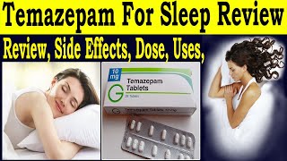 Temazepam 10 mg reviews  Temazepam for sleep reviews  Uses Side Effects Dose warning sign [upl. by Ednutey]