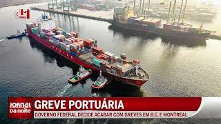 Sindicalismo Governo federal decide acabar com greves portuárias [upl. by Eylhsa]