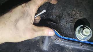 How to extract a broken dipstick tube out of a C4 Corvette [upl. by Raquela]