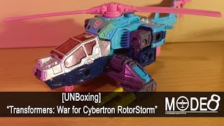 Transformers War for Cybertron Trilogy RotorStorm by Hasbro  UNBoxing [upl. by Lleynod903]