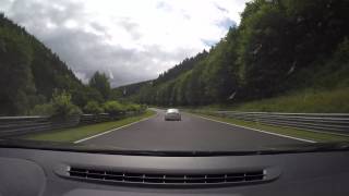 Megane RS vs BMW Z4 Nordschleife [upl. by Epifano523]