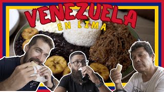 Probamos comida Venezolana en Lima nos gustó o no Luciano y Tejadita comiendo todo [upl. by Anaoj293]