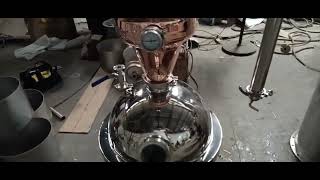 Wine alambic distilling equipment gin distiller alcohol copper pot still alcoholicdrinks [upl. by Echo]