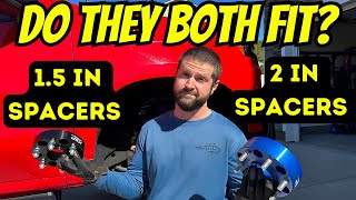 15 INCH Wheel Spacers VS 2 INCH Wheel Spacers  Trail Boss [upl. by Amabil]