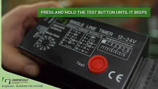 Groeneveld SingleLine  Bleeding the system [upl. by Ruosnam]