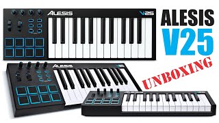 Teclado Controlador Midi Alesis V25 El Unboxing [upl. by Notlimah]