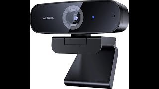 WENKIA 1080p Dual Stereo Mic Auto Light Correcting USB Webcam [upl. by Fleming184]