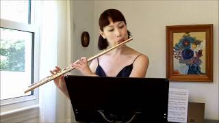 Flute Tootorial Etude No 12 Gariboldi Giuseppe 18331905 [upl. by Aicnelev]