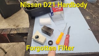 Nissan D21 Hardbody Forgotten Filter [upl. by Kirt]