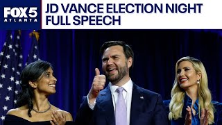 JD Vance speaks at Election Night watch party  FOX 5 News [upl. by Maurita]