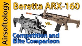 Beretta ARX160 Comparison  Competition vs Elite Version  Elite Force  Airsoftology [upl. by Griff]